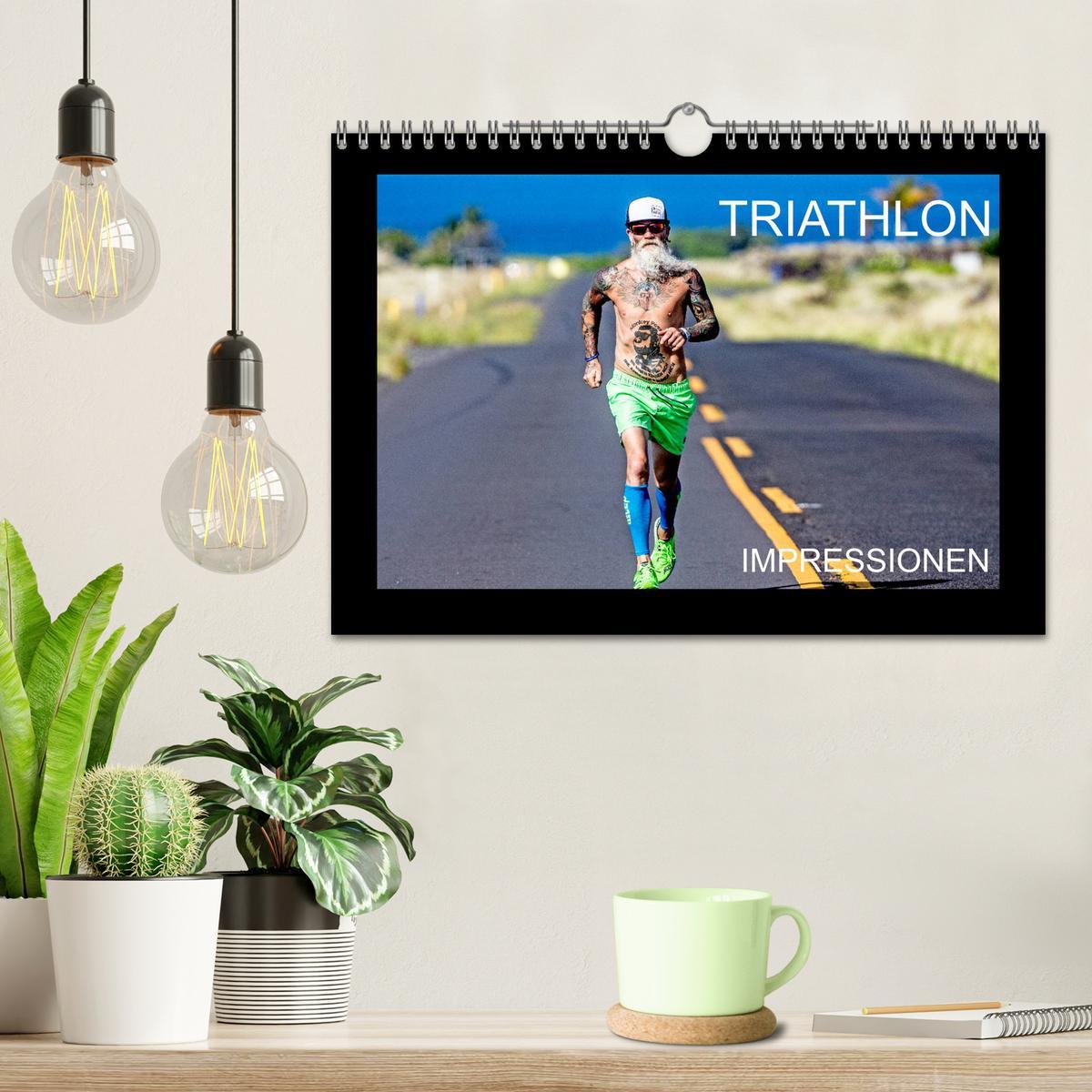 Bild: 9783383836008 | TRIATHLON Impressionen (Wandkalender 2025 DIN A4 quer), CALVENDO...