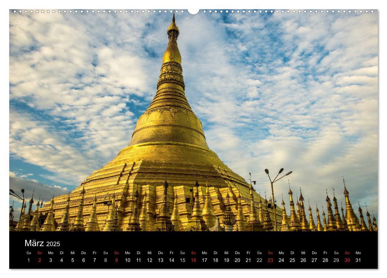 Bild: 9783435746644 | Myanmar 2025 (Wandkalender 2025 DIN A2 quer), CALVENDO Monatskalender