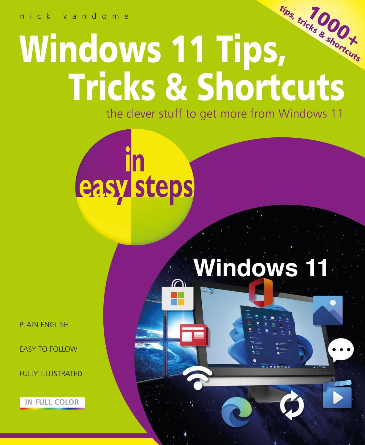 Cover: 9781840789973 | Windows 11 Tips, Tricks &amp; Shortcuts in easy steps | Nick Vandome