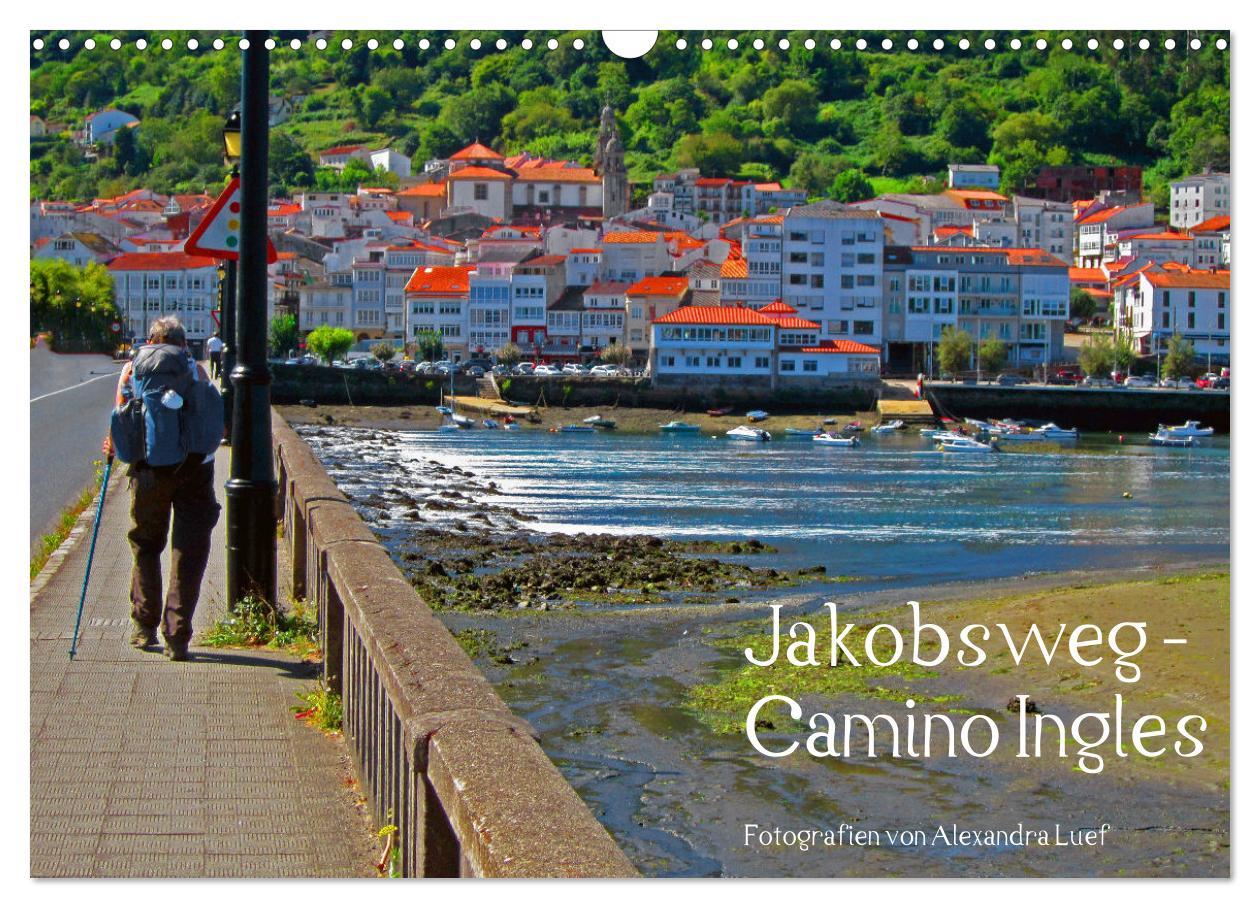 Cover: 9783435193295 | Jakobsweg - Camino Ingles (Wandkalender 2025 DIN A3 quer), CALVENDO...