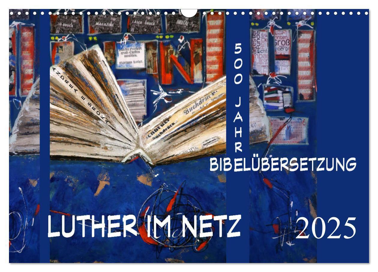 Cover: 9783435109104 | Luther im Netz (Wandkalender 2025 DIN A3 quer), CALVENDO...