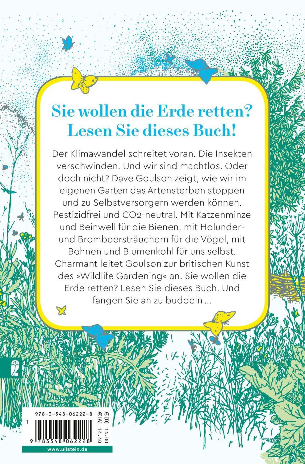 Rückseite: 9783548062228 | Wildlife Gardening | Die Kunst, im eigenen Garten die Welt zu retten