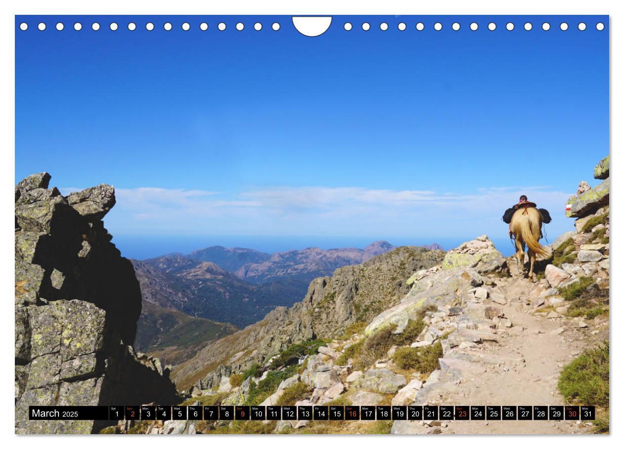 Bild: 9781325946037 | Corsica's wild GR20 (Wall Calendar 2025 DIN A4 landscape), CALVENDO...