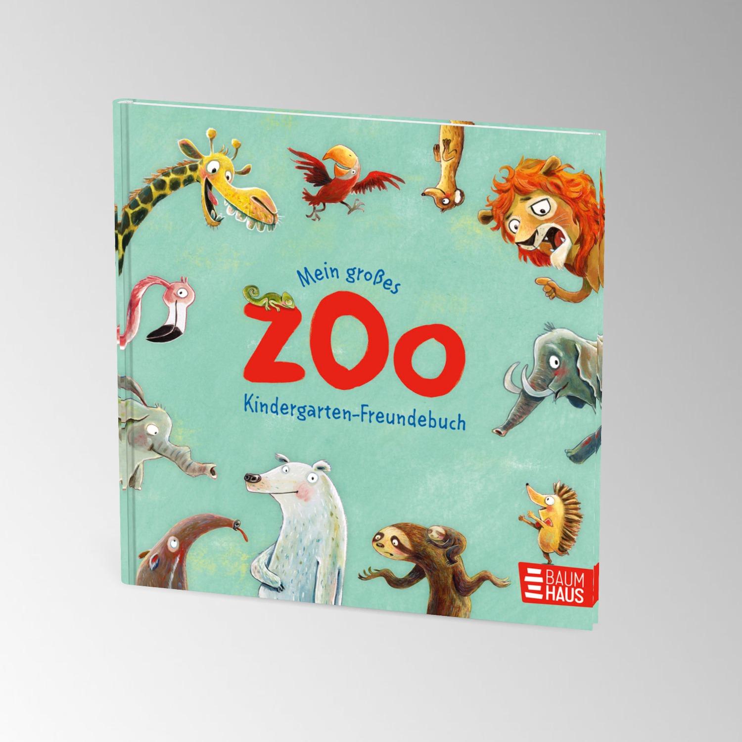 Bild: 9783833909573 | Mein großes Zoo Kindergarten-Freundebuch | Sophie Schoenwald | Buch