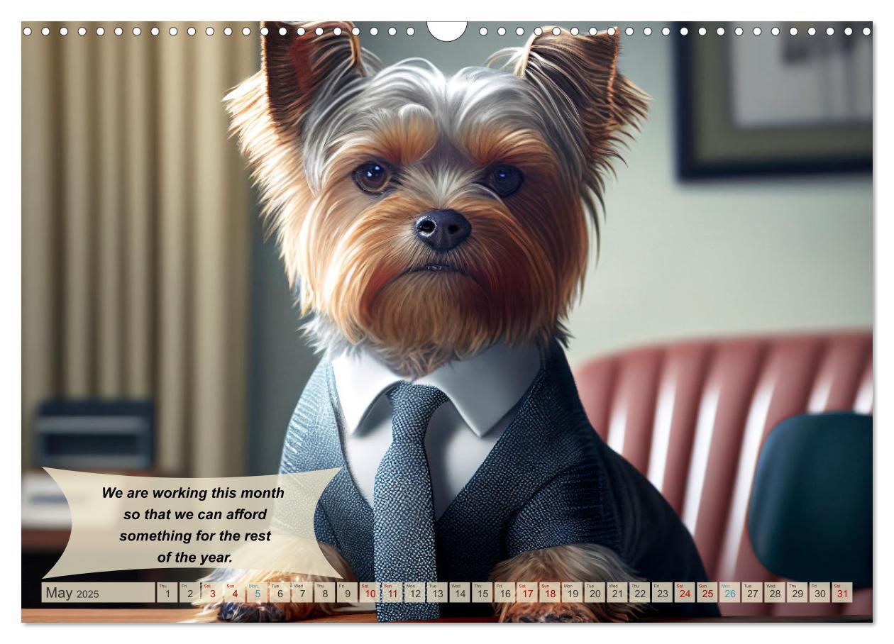 Bild: 9781325986026 | Great fun for Yorkshire Terrier lovers (Wall Calendar 2025 DIN A3...