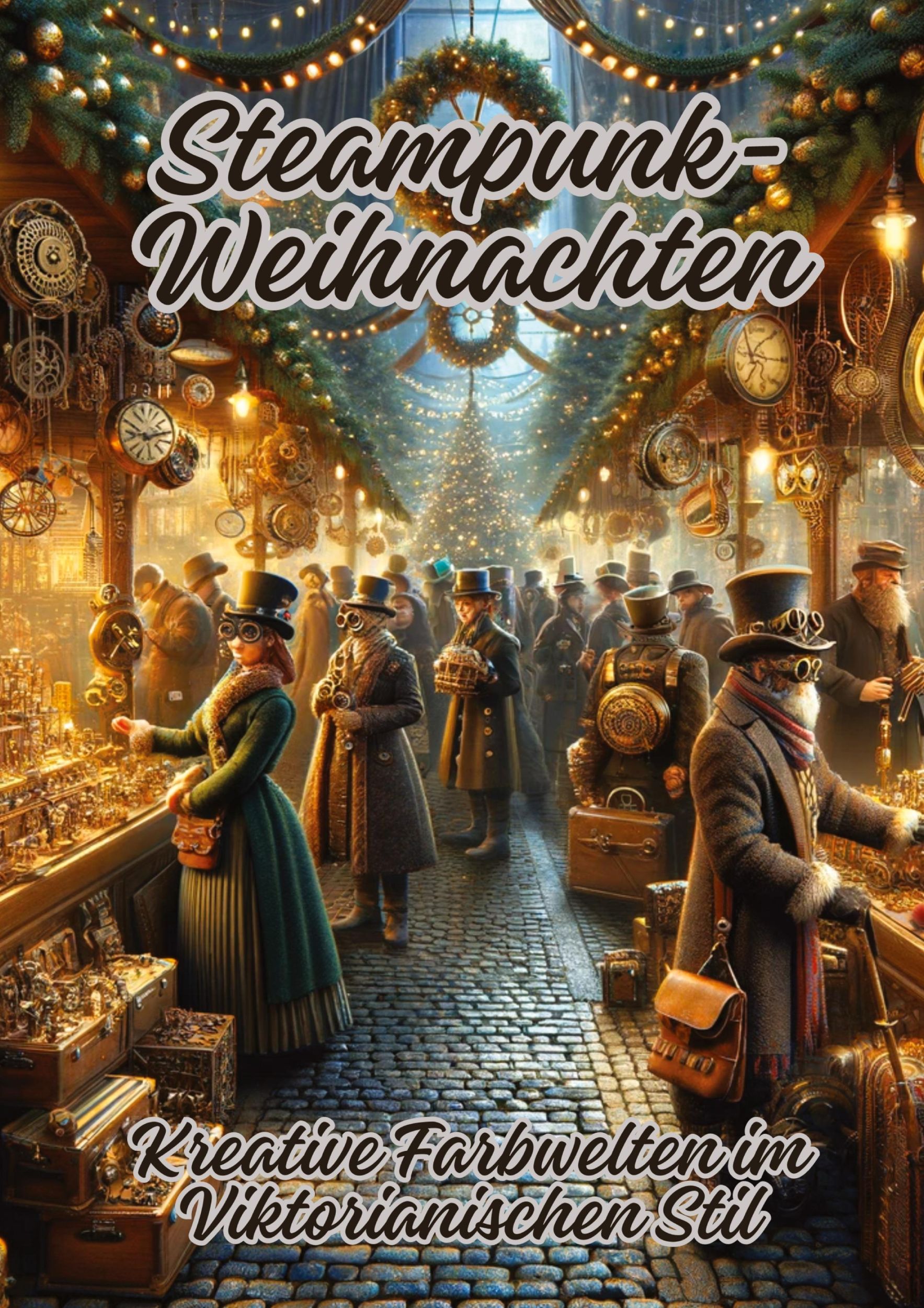 Cover: 9783384067135 | Steampunk-Weihnachten | Kreative Farbwelten im Viktorianischen Stil