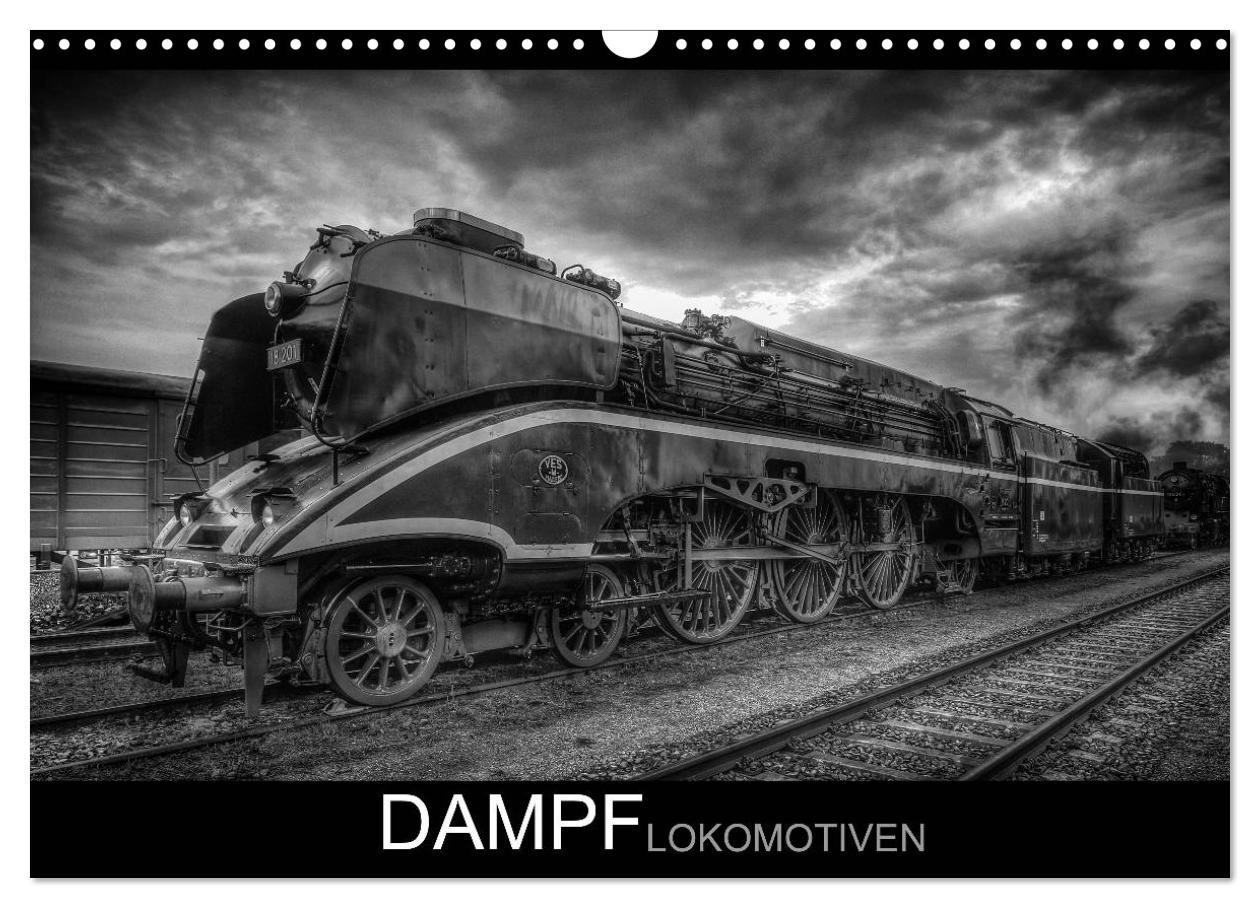 Cover: 9783435778157 | Dampflokomotiven (Wandkalender 2025 DIN A3 quer), CALVENDO...