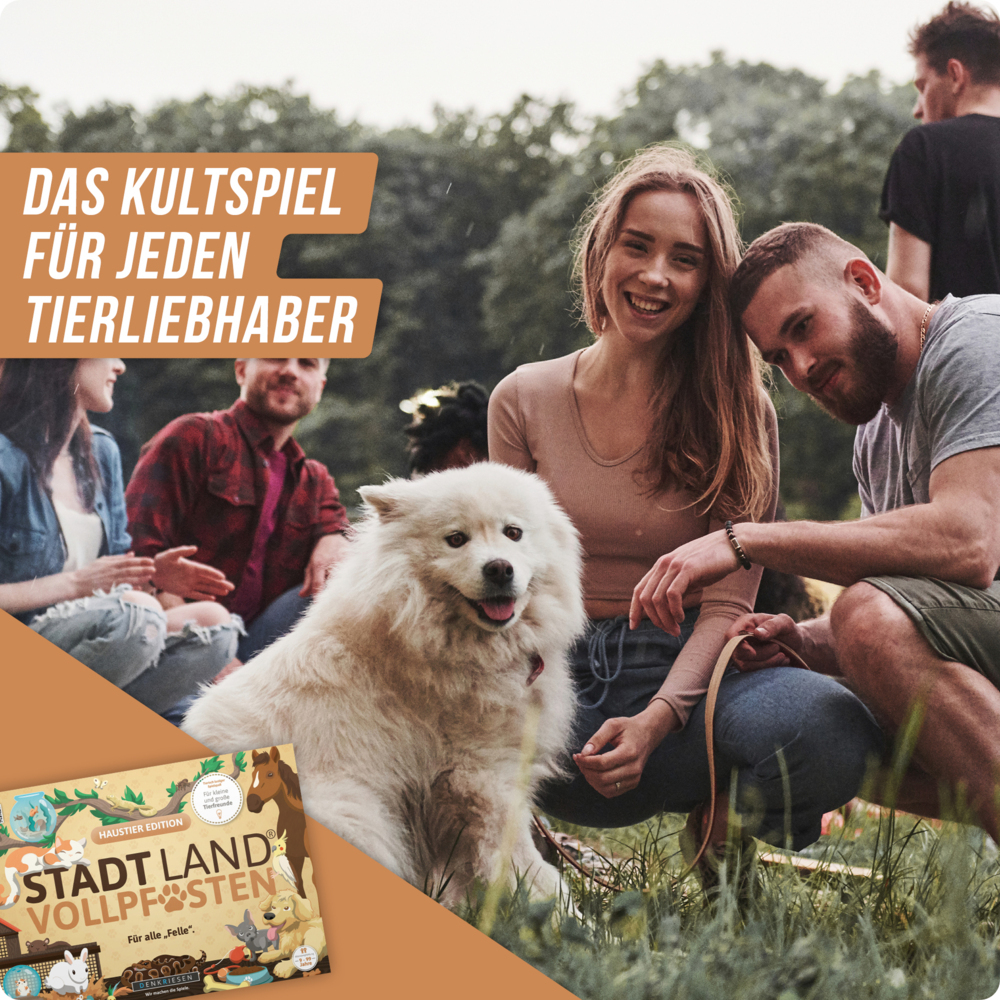 Bild: 4260528095278 | STADT LAND VOLLPFOSTEN® - HAUSTIER EDITION - "Für alle "Felle"." - A4