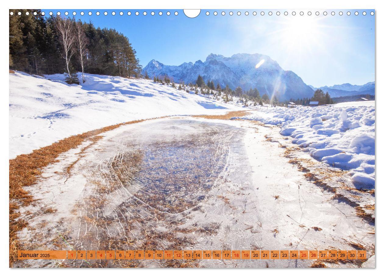 Bild: 9783383818516 | Rund um Mittenwald (Wandkalender 2025 DIN A3 quer), CALVENDO...