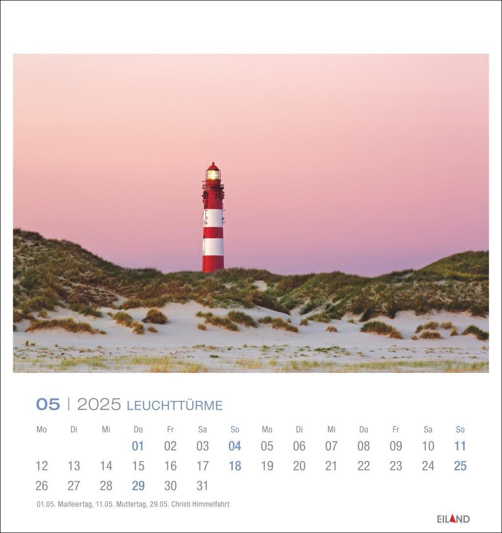 Bild: 9783964023278 | Leuchttürme Postkartenkalender 2025 - An der Nord- und Ostseeküste