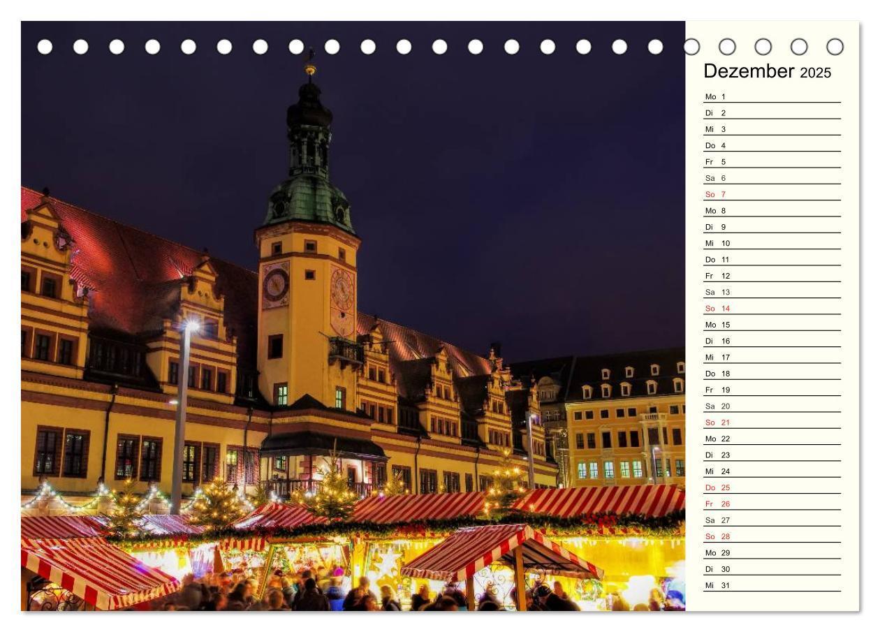 Bild: 9783435518180 | Reise durch Leipzig (Tischkalender 2025 DIN A5 quer), CALVENDO...