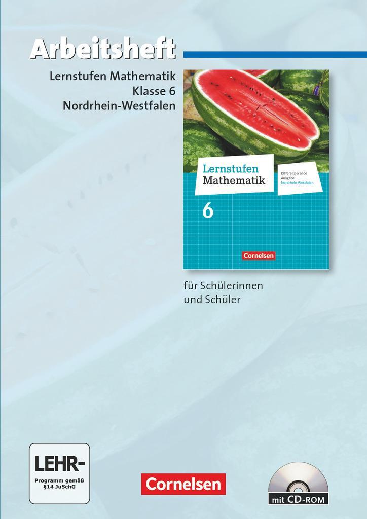 Cover: 9783060421077 | Lernstufen Mathematik 6. Schuljahr. Arbeitsheft mit eingelegten...