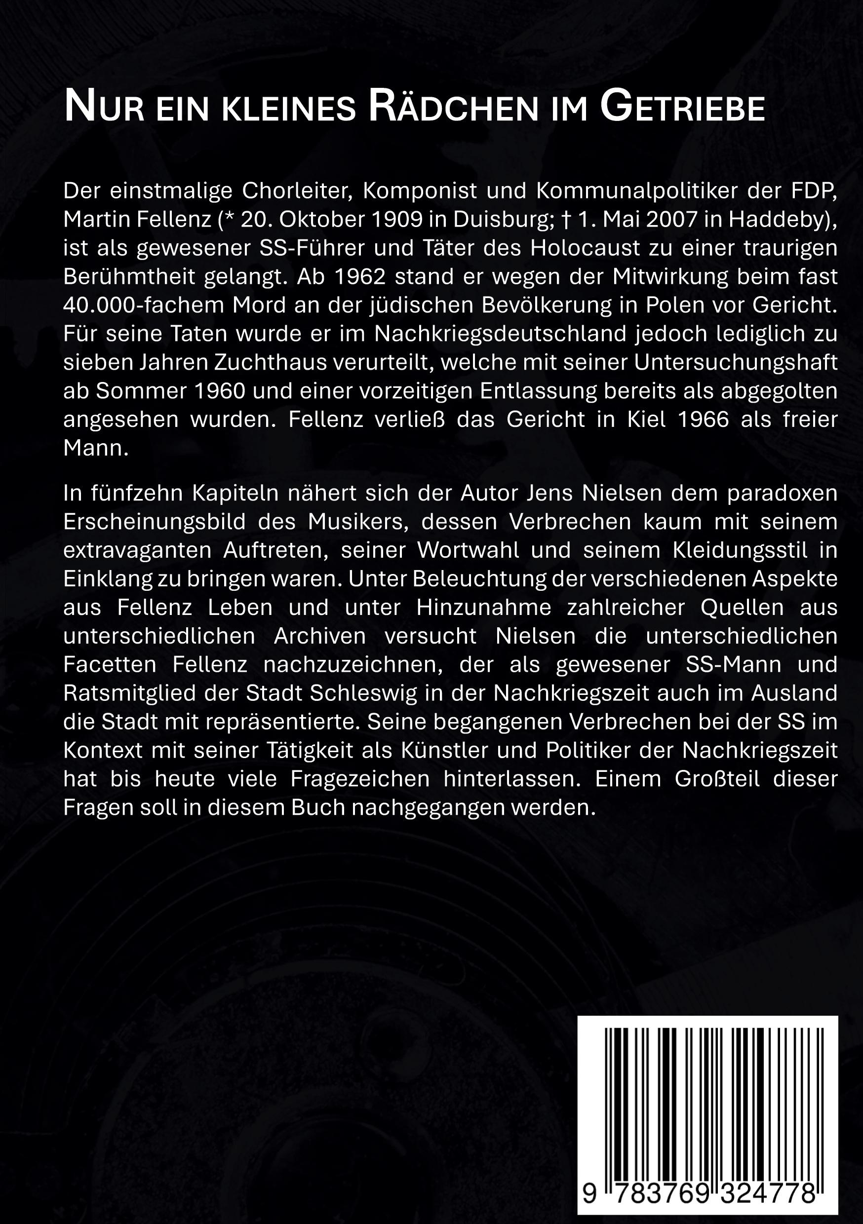 Rückseite: 9783769324778 | Nur ein kleines Rädchen im Getriebe | Der SS-Mann Martin Fellenz