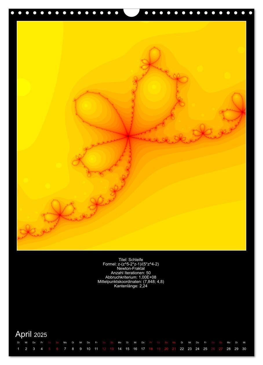 Bild: 9783435976249 | Fraktale zum Selbstnachrechnen (Wandkalender 2025 DIN A3 hoch),...