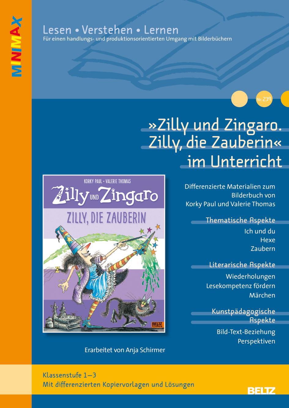 Cover: 9783407824240 | 'Zilly und Zingaro. Zilly, die Zauberin' im Unterricht | Anja Schirmer