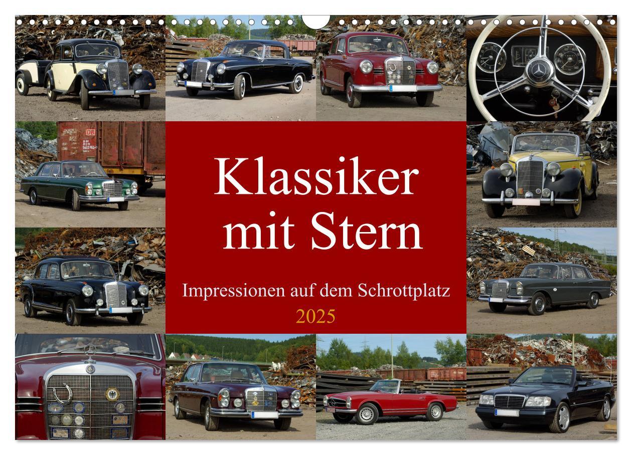 Cover: 9783435249909 | Klassiker mit Stern (Wandkalender 2025 DIN A3 quer), CALVENDO...