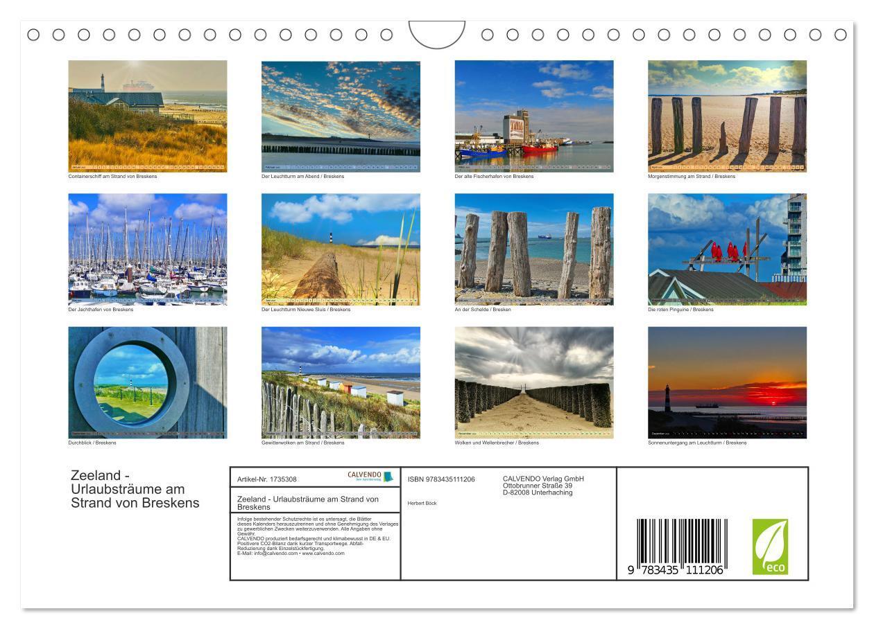 Bild: 9783435111206 | Zeeland - Urlaubsträume am Strand von Breskens (Wandkalender 2025...