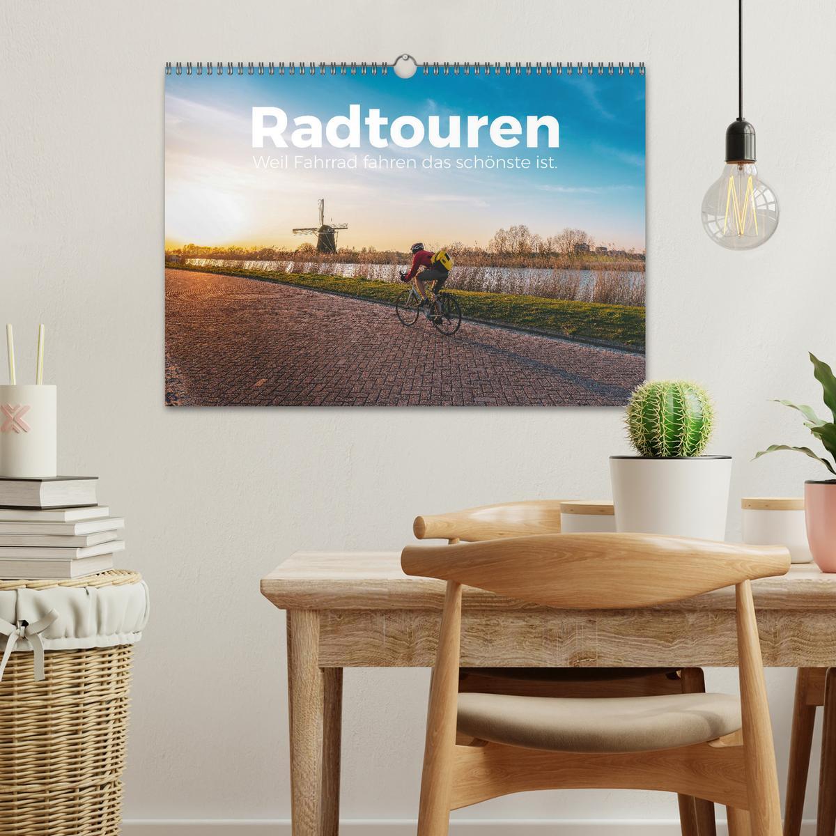 Bild: 9783383918520 | Radtouren - Weil Fahrrad fahren das schönste ist. (Wandkalender...