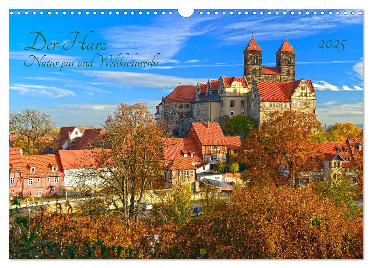 Cover: 9783435185313 | Harz Natur pur und Weltkulturerbe (Wandkalender 2025 DIN A3 quer),...