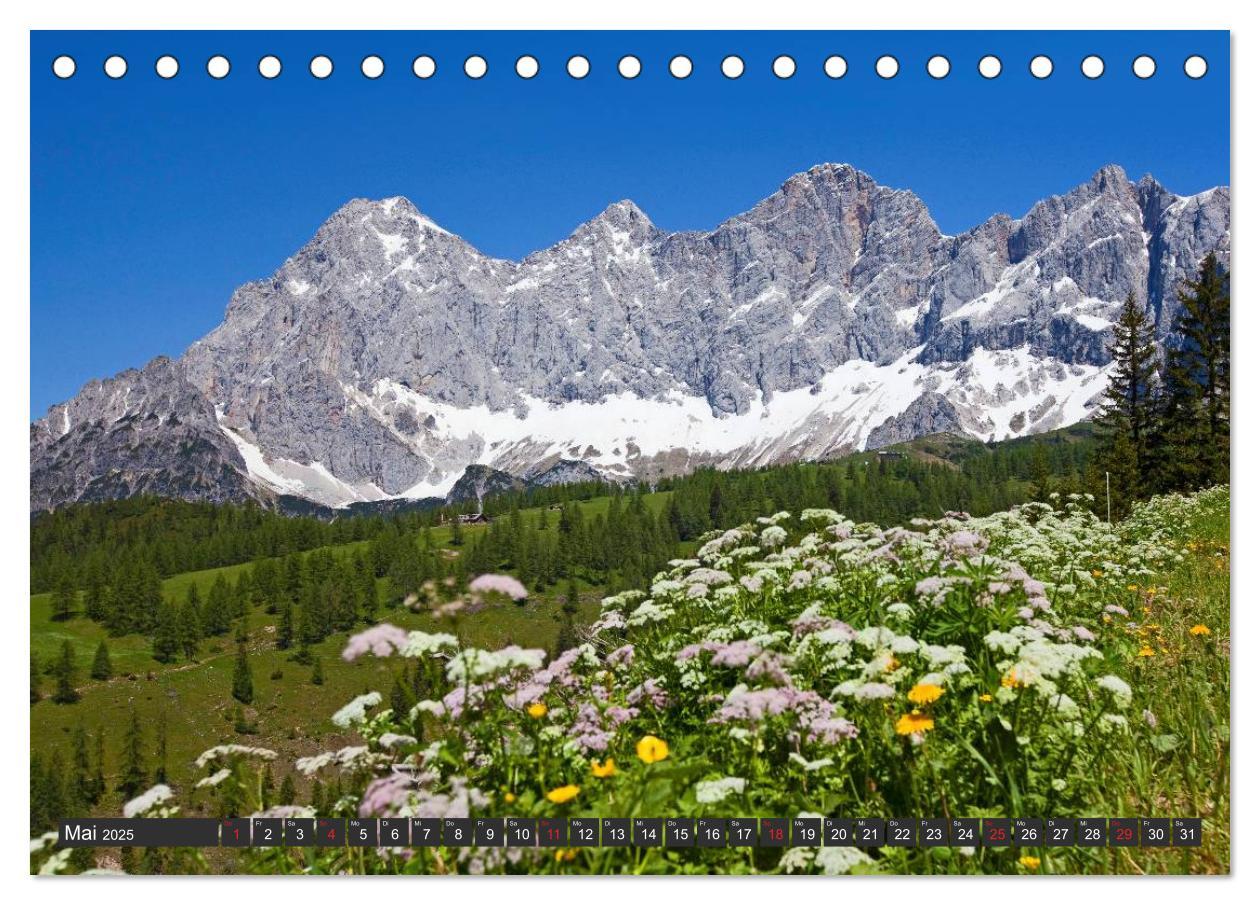 Bild: 9783435466054 | Der Hohe Dachstein (Tischkalender 2025 DIN A5 quer), CALVENDO...