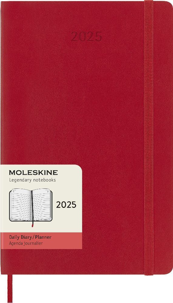 Bild: 8056999270179 | Moleskine 12 Monate Tageskalender 2025, Large/A5 | Buch | 400 S.