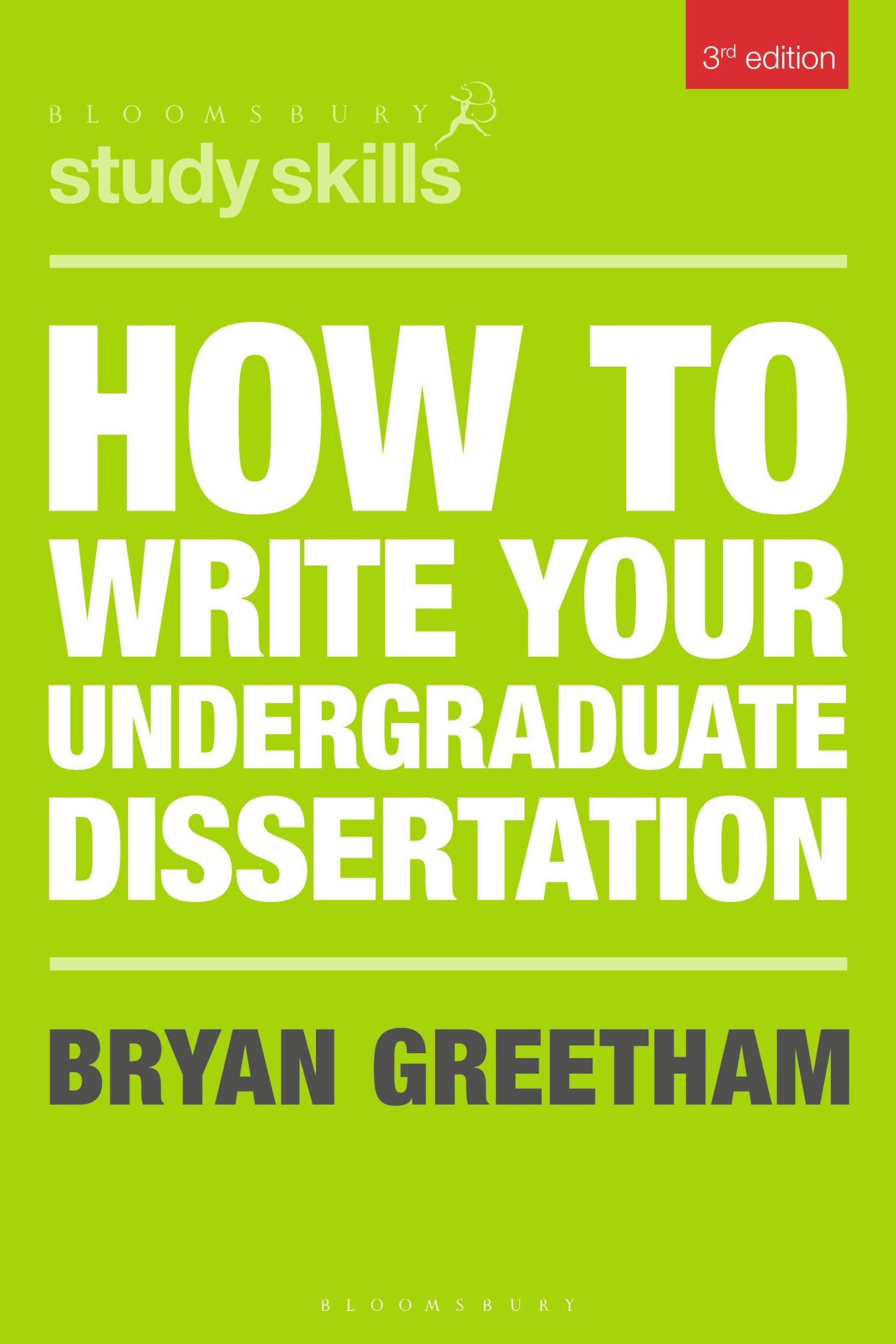 Cover: 9781352005226 | How to Write Your Undergraduate Dissertation | Macmillan Study Skills