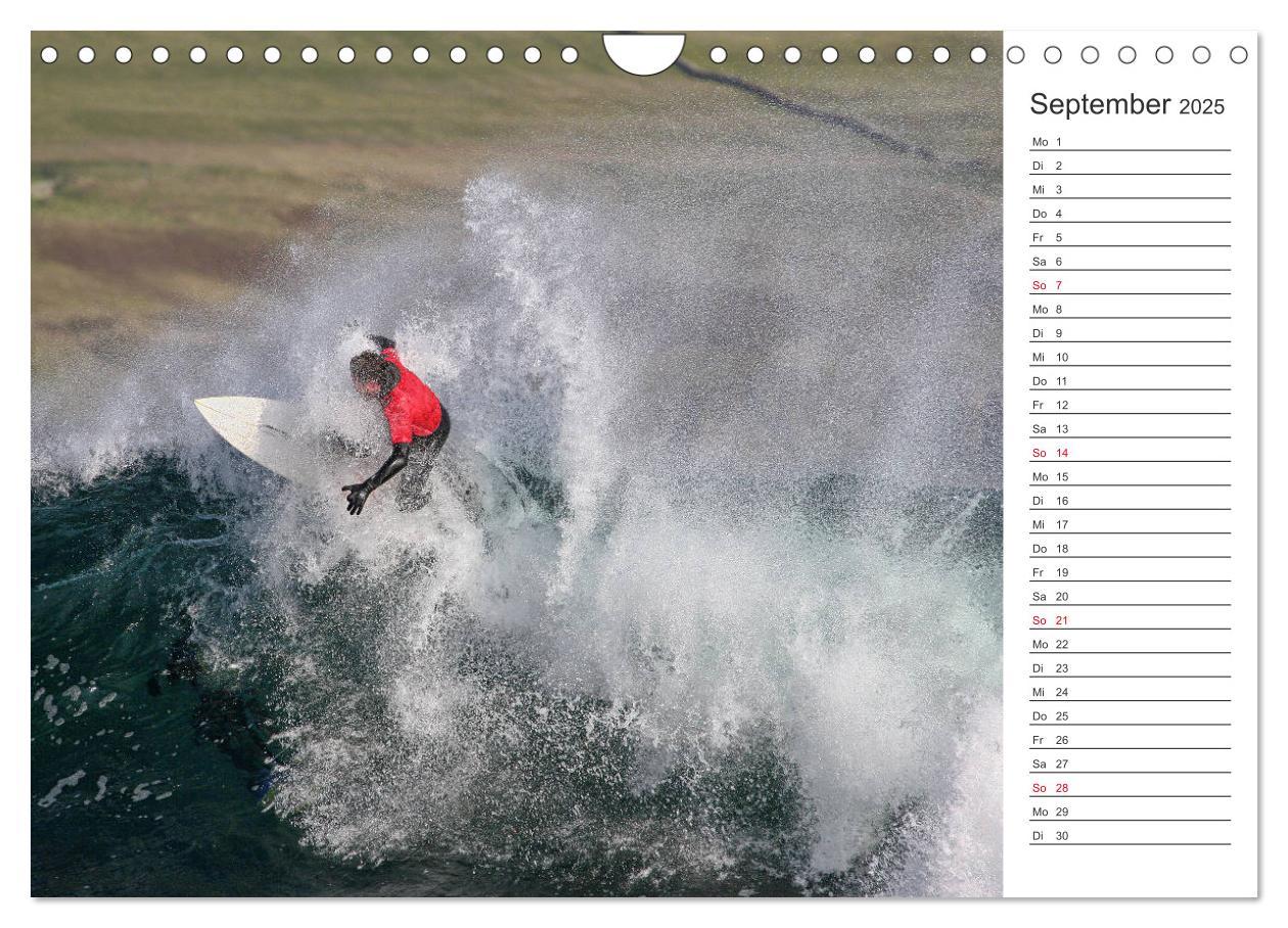 Bild: 9783435382149 | Surfen - Spaß auf den Wellen (Wandkalender 2025 DIN A4 quer),...