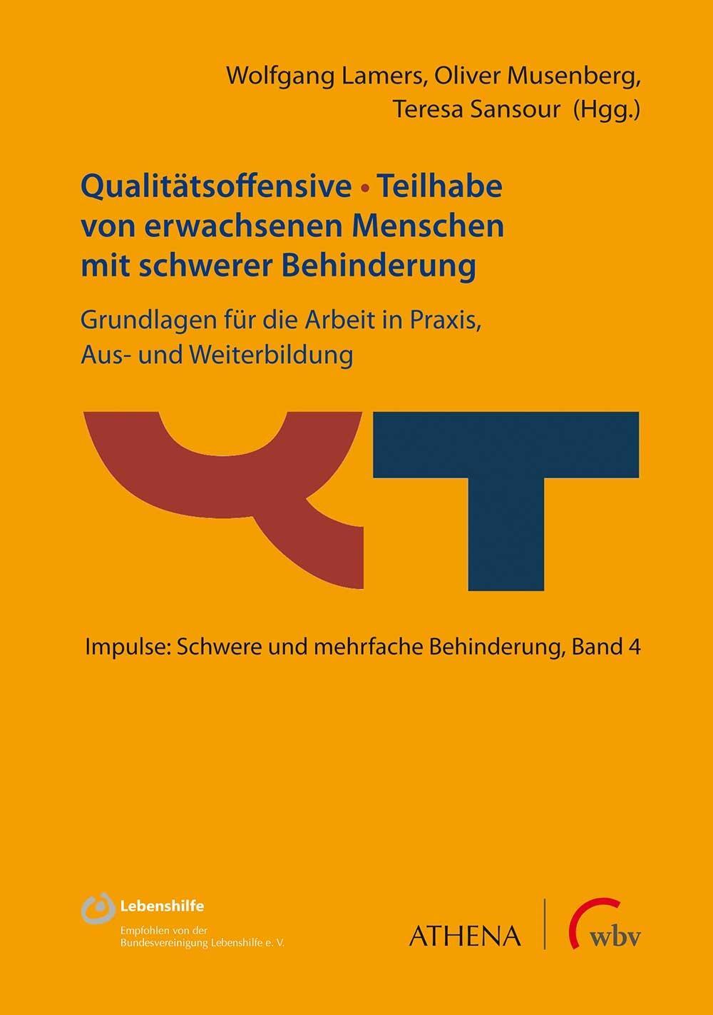 Cover: 9783763965847 | Qualitätsoffensive - Teilhabe von erwachsenen Menschen mit schwerer...