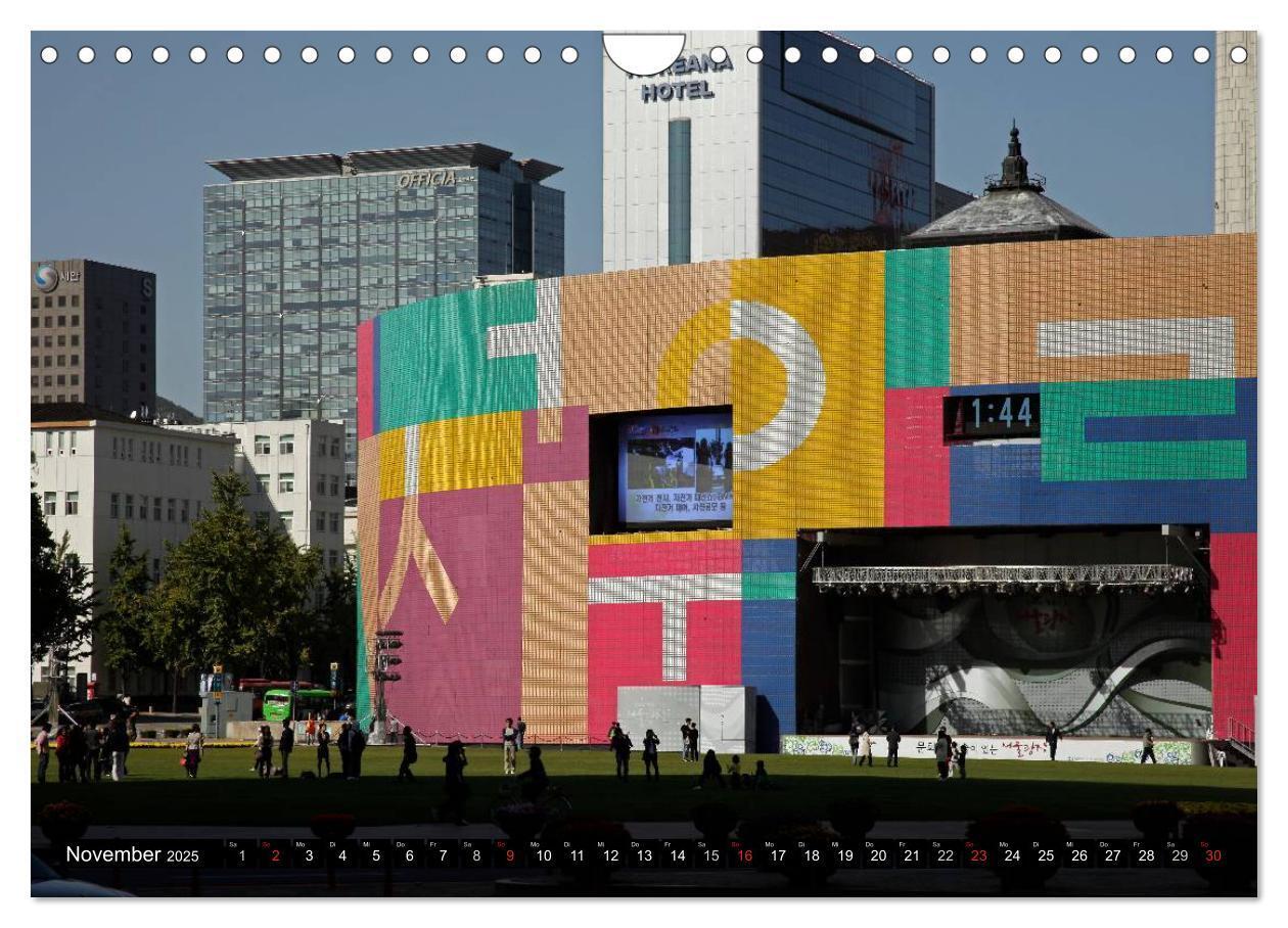 Bild: 9783435741823 | Seoul (Wandkalender 2025 DIN A4 quer), CALVENDO Monatskalender | 2025