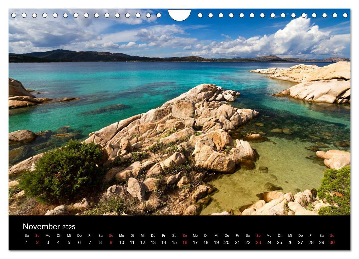 Bild: 9783435744510 | Sardinien (Wandkalender 2025 DIN A4 quer), CALVENDO Monatskalender