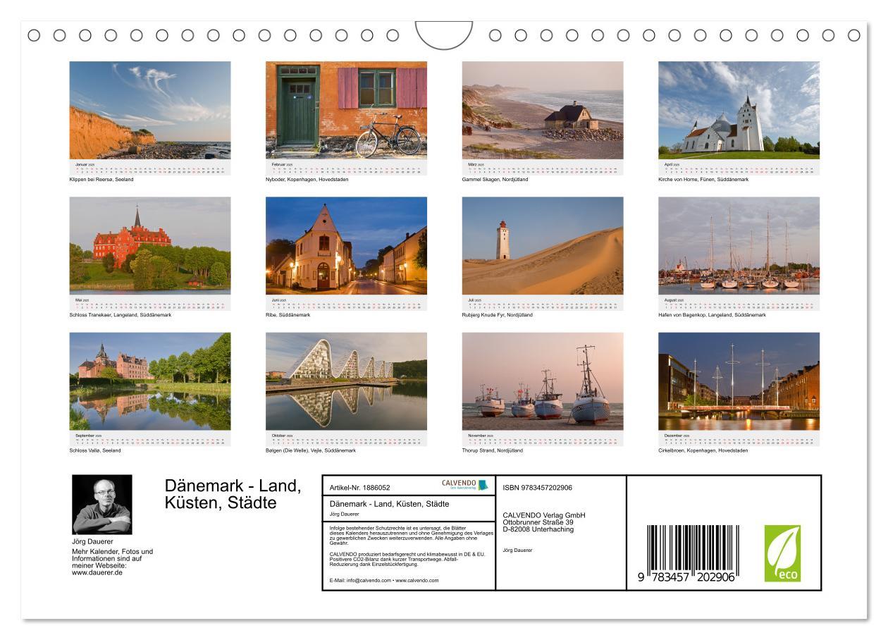 Bild: 9783457202906 | Dänemark - Land, Küsten, Städte (Wandkalender 2025 DIN A4 quer),...