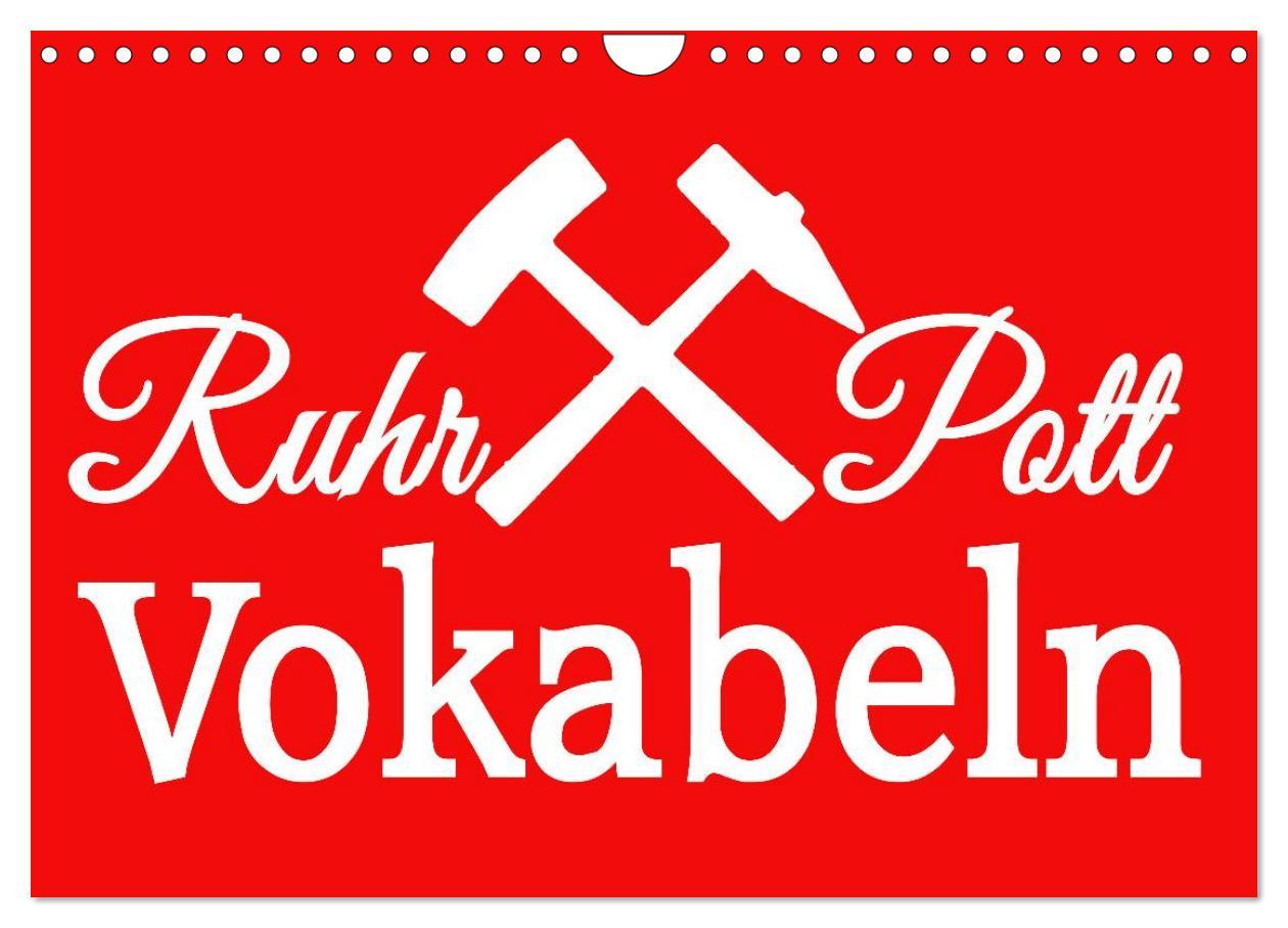 Cover: 9783435488995 | Ruhrpott Vokabeln (Wandkalender 2025 DIN A4 quer), CALVENDO...