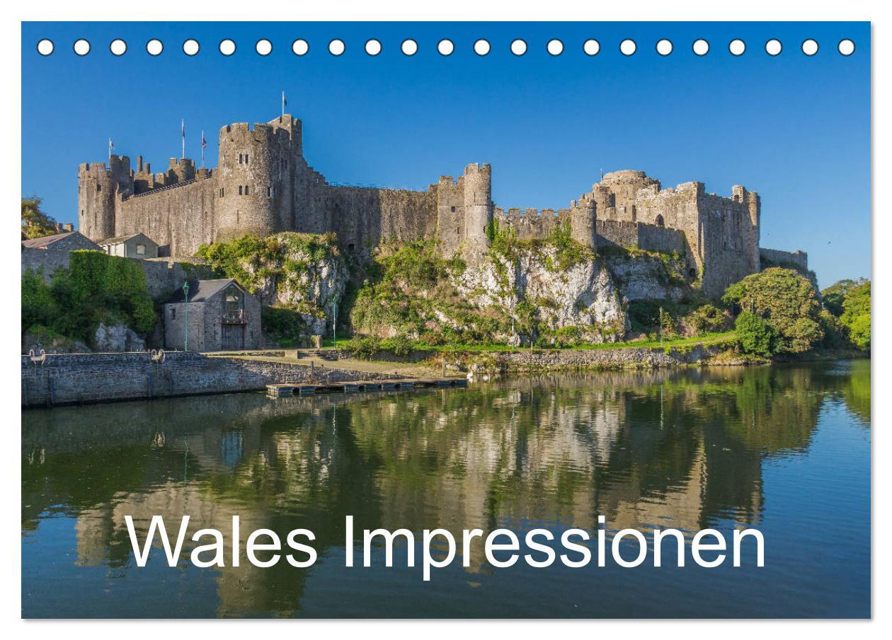 Cover: 9783435366071 | Wales Impressionen (Tischkalender 2025 DIN A5 quer), CALVENDO...