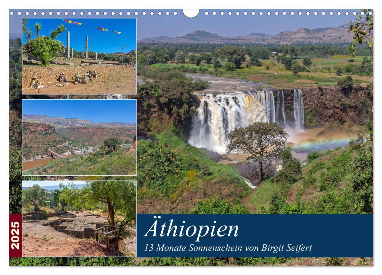 Cover: 9783435718450 | Äthiopien - 13 Monate Sonnenschein (Wandkalender 2025 DIN A3 quer),...