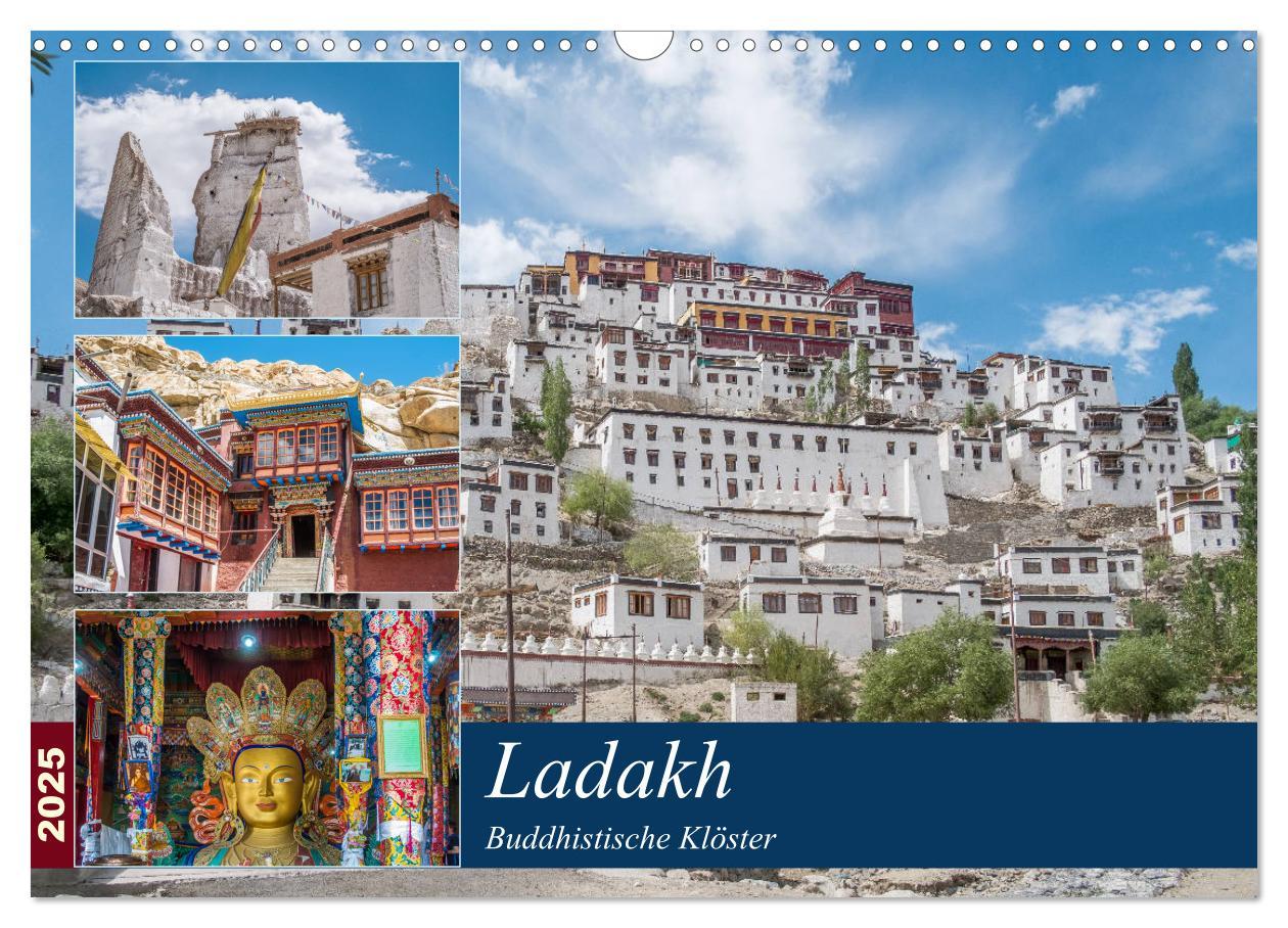 Cover: 9783435303540 | Ladakh - Buddhistische Klöster (Wandkalender 2025 DIN A3 quer),...