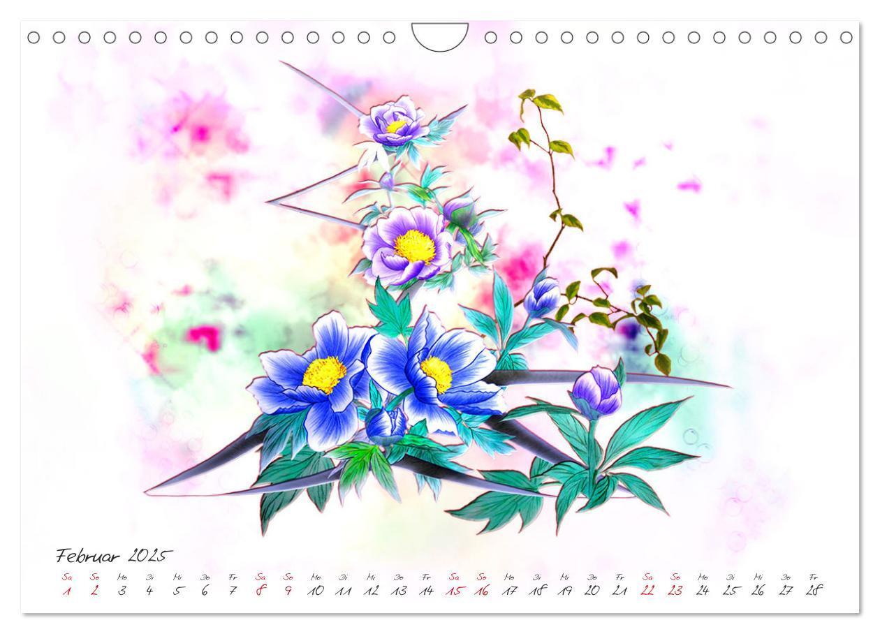 Bild: 9783435318407 | Zauberhaftes Ikebana (Wandkalender 2025 DIN A4 quer), CALVENDO...