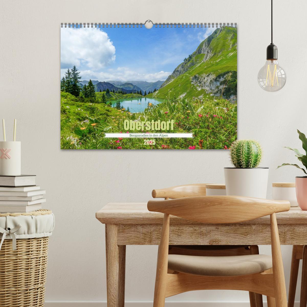 Bild: 9783435016235 | Oberstdorf - Bergparadies in den Alpen (Wandkalender 2025 DIN A3...