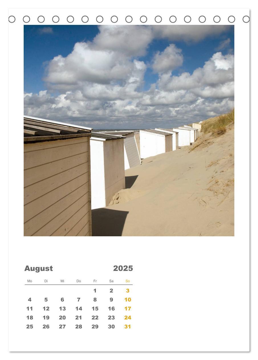 Bild: 9783457028063 | Hollands Strandparadies Zeeland (Tischkalender 2025 DIN A5 hoch),...