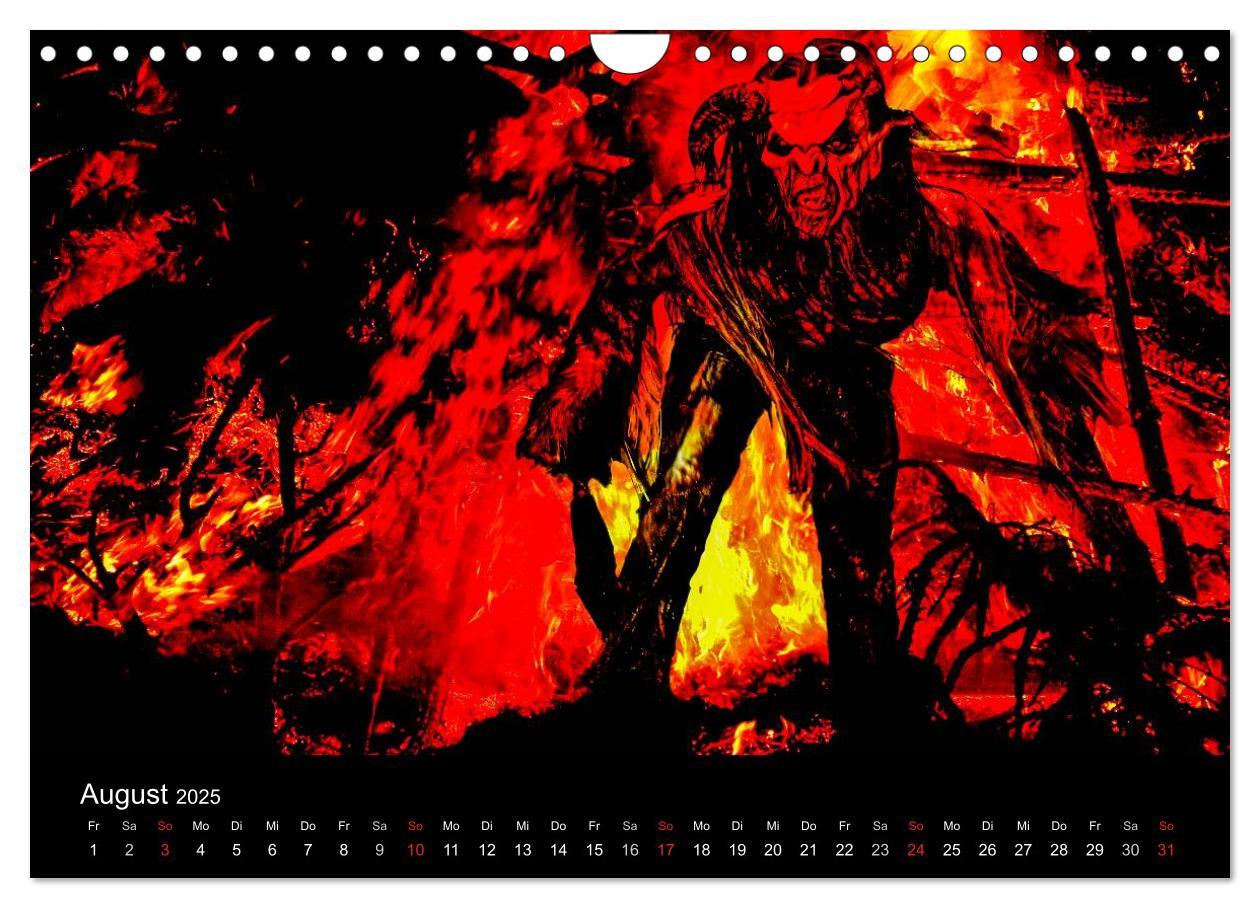 Bild: 9783435574551 | Perchten und Krampusse im Voralpenland (Wandkalender 2025 DIN A4...