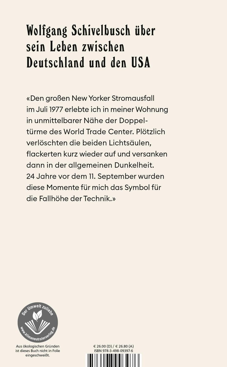 Rückseite: 9783498093976 | Die andere Seite | Leben und Forschen zwischen New York und Berlin