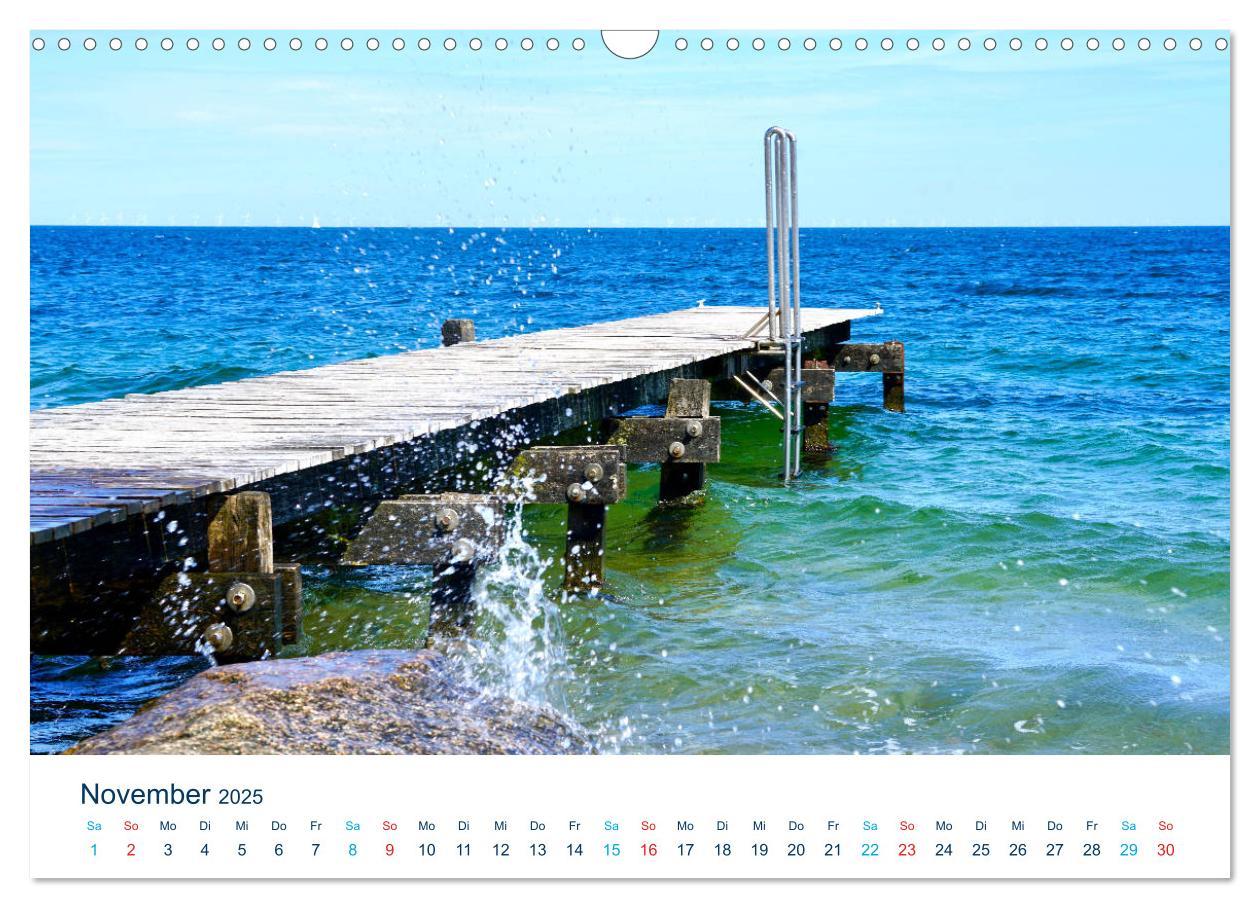 Bild: 9783435113415 | Der Fehmarn-Steg (Wandkalender 2025 DIN A3 quer), CALVENDO...