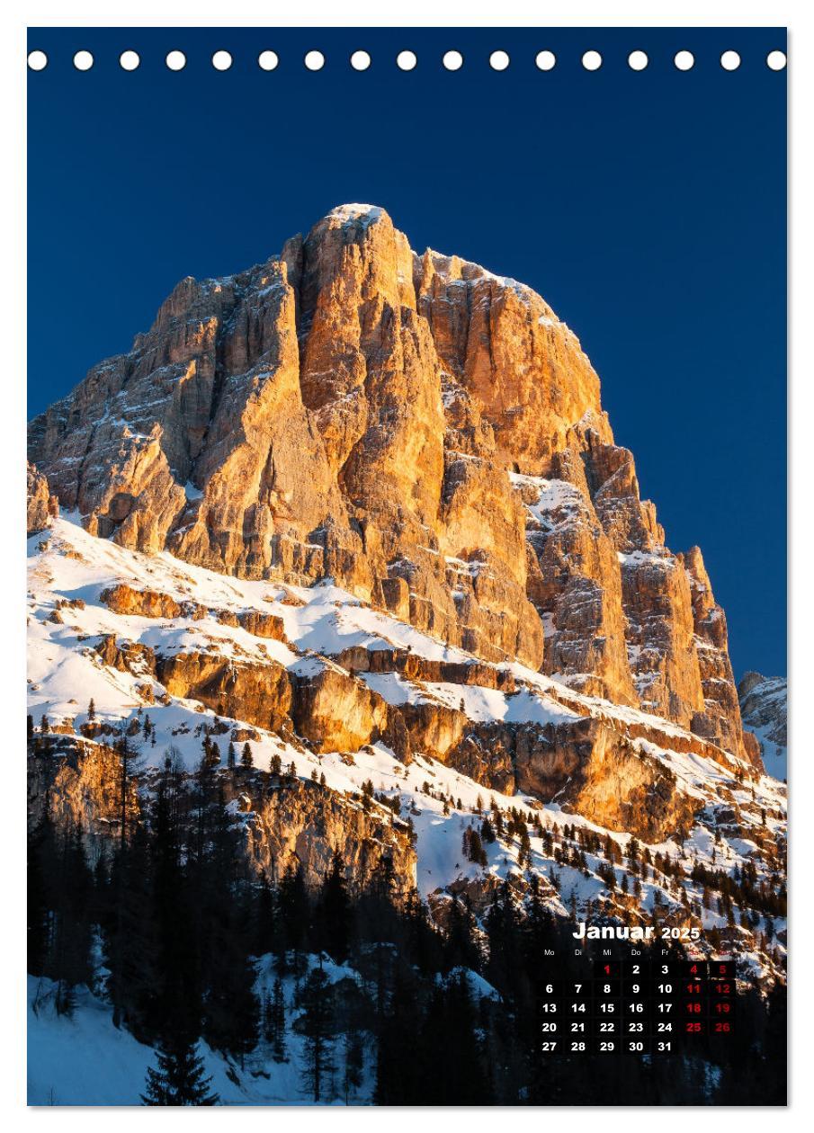 Bild: 9783435918805 | Dolomiten - Reise um die bleichen Berge zu entdecken (Tischkalender...