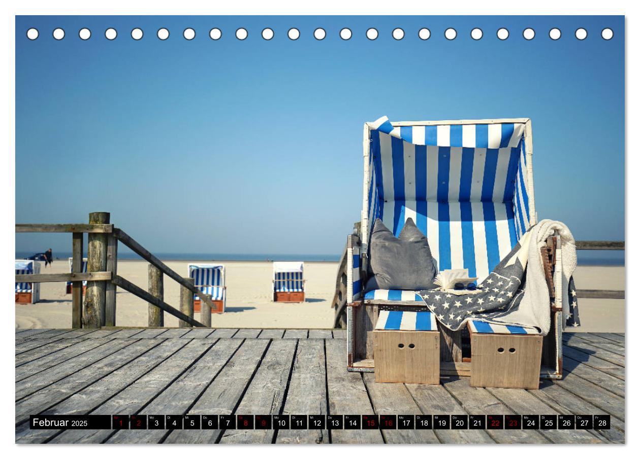 Bild: 9783435217892 | Sankt Peter Ording Sandstrand (Tischkalender 2025 DIN A5 quer),...