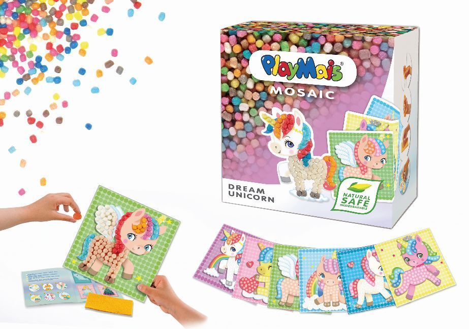 Bild: 4041077006812 | MOSAIC Dream Unicorn | PlayMais® | Stück | 2018 | PlayMais