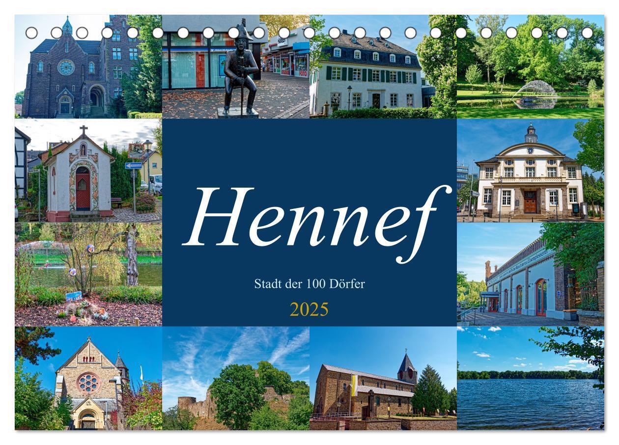 Cover: 9783435696550 | Hennef - Stadt der 100 Dörfer (Tischkalender 2025 DIN A5 quer),...