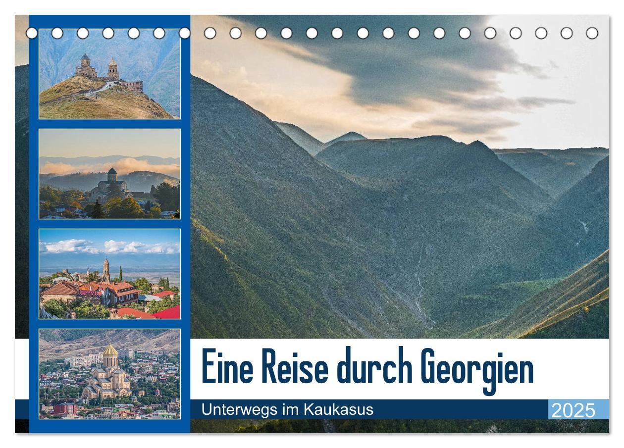 Cover: 9783435152193 | Eine Reise durch Georgien (Tischkalender 2025 DIN A5 quer),...