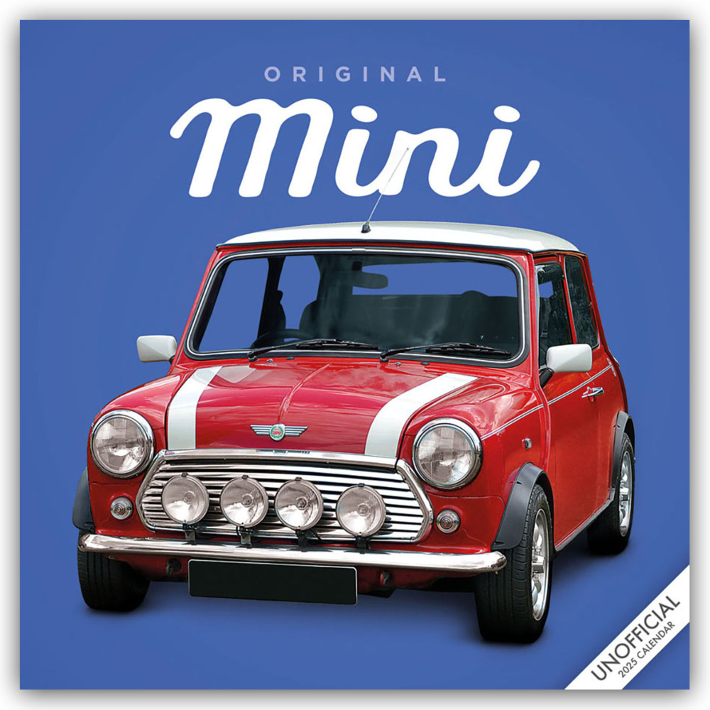 Cover: 9781529845198 | Original Mini - Autos 2025 - Wand-Kalender | Carousel Calendar | 14 S.