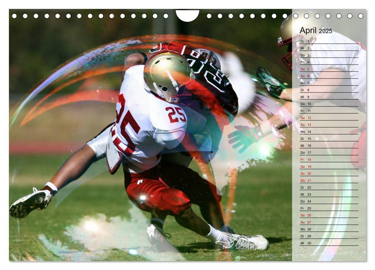 Bild: 9783435417285 | HEROES - American Football (Wandkalender 2025 DIN A4 quer),...