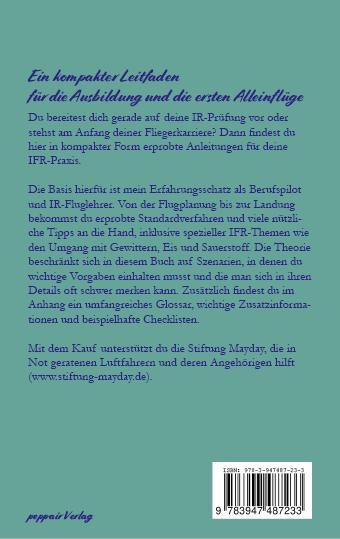 Rückseite: 9783947487233 | Die kleine IFR-Fibel | Joachim Pfeffer | Taschenbuch | Paperback