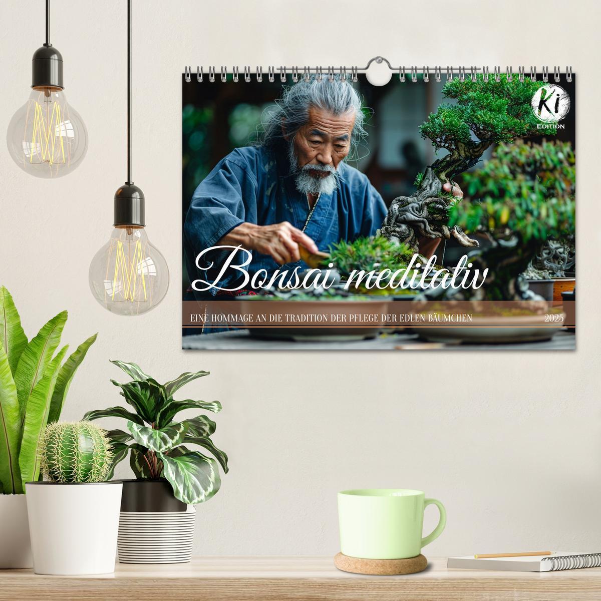 Bild: 9783383822230 | Bonsai meditativ (Wandkalender 2025 DIN A4 quer), CALVENDO...